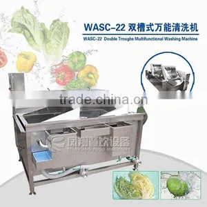 WASC-22 Double Trough Washing Machine ,vegetable and Fruit Washing Machine WhatsApp:+18819432901 thumbnail-1