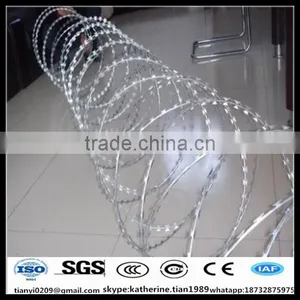 Bto-22 Concertina 300mm Concertina Razor Wire Metal Mesh Ribbion for Protection thumbnail-2