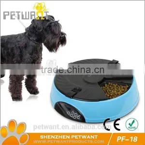 Time Programmable 6 Meals Automatic Dog Cat Animal Feeders thumbnail-1
