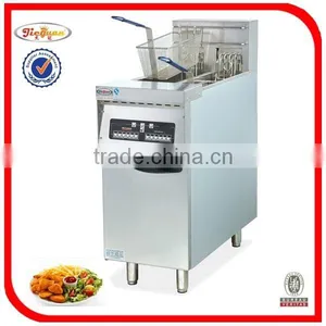 Vertical 1-tank Computer Fryer With Oil Filter Cart 2-basket DF-33A 0086-13632272289 thumbnail-6