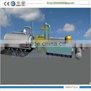 15 Ton Batch Type Tyre Recycling Machine Getting Pyrolysis Oil thumbnail-2