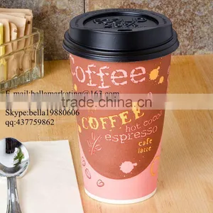 PS Plastic Lid for Hot Coffee Paper Cups, Eco-Products 10, 12, 16, and 20 oz thumbnail-1