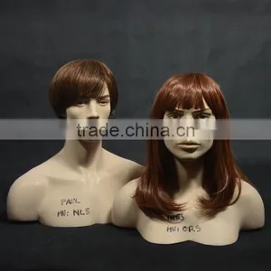 Mannequin Head Female Displaying Hats, Wigs, Scarves, and Necklaces thumbnail-4