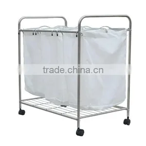 Hotel Laundry Cart With Cleaning Tool Store,Laundry Basket on Wheels thumbnail-1
