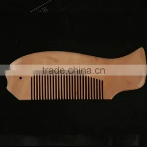 100%Nature Fish Shape Wooden Combs 13.2*4.5 thumbnail-2