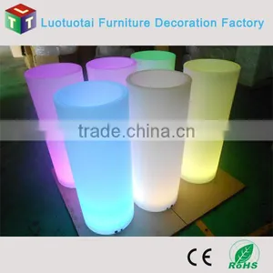 Remote Control Battery Operated Plastic Illuminated Led Wine Cooler/led Wine Ice Bucket thumbnail-1