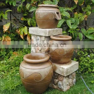 Wholesale Polyresin Jars Outdoor Water Fountain thumbnail-1