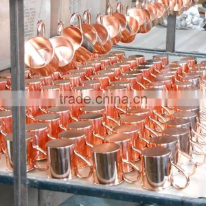 ACTUAL Manufacturers of Copper Mugs, Factory of Solid Copper Moscow Mule Mug thumbnail-1