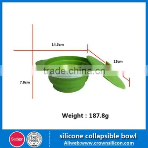 Unbreakable Kitchenware Silicone Collapsible Bowl thumbnail-2
