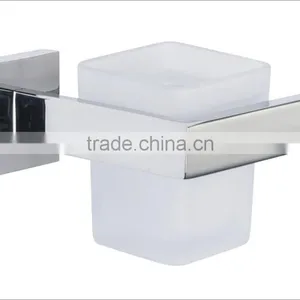 Wholesale Wall Mounted Stainless Steel Bathroom Double Cup Holder BSCI thumbnail-5