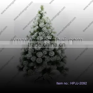 Double Color Pine Christmas Tree Wholesale Full Snow Landscape Tree Decoration Props thumbnail-1