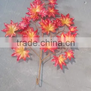SJ071210 Red Maple Tree Branches/fabic Maple Tree Leaves for Maple Tree Making thumbnail-3