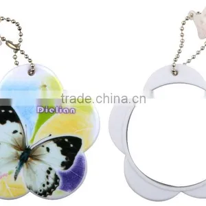 Flower Shape Mini Pocket Plastic Mirror thumbnail-1