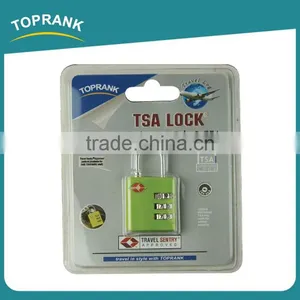 Toprank Factory Directly Supply Zinc TSA Lock Travel Luggage 3 Dial Combination Tsa Lock thumbnail-1