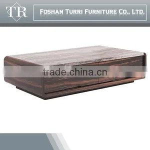 Unique Design Iran Luxury Marble Wooden Coffee Table thumbnail-1