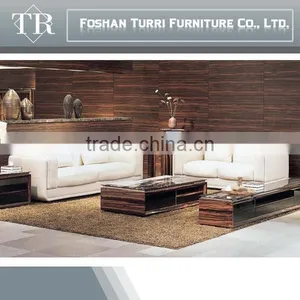2015 Modern Fancy Italy Heated Leather Sectional Sofa Furniture thumbnail-1