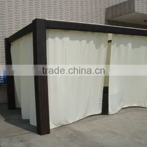High Quality Waterproof Outdoor Garden Rattan Pavilion Gazebo thumbnail-5