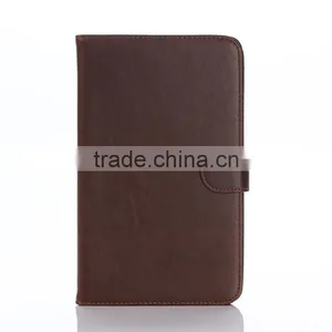 High Quality Crazy-horse PU Card Bumper/pocket Cell Phone Case for Samsung Tablet thumbnail-3