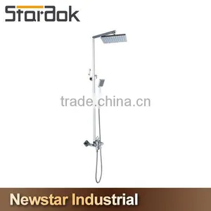 Star.aok Contemporary Chrome Finish Single Handle Floor Standing Bathtub Faucet thumbnail-1