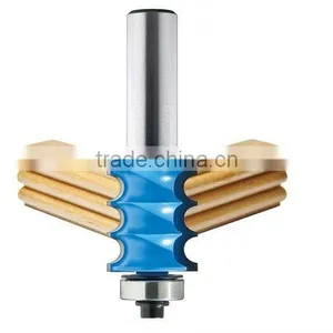 Tungsten Tipped Triple Beading Woodworking Router Bit With High Quality thumbnail-1