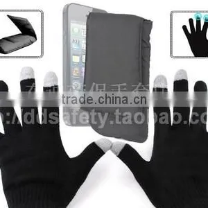 DDSAFETY High Quality Cheap Black Touch Glove thumbnail-2