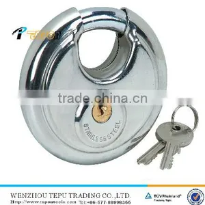 Hardened Steel Shackle , Stainless Steel Round Lock Heavy Duty thumbnail-1