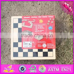 2016 Newest 5 in 1 Children Wooden Multi Game Board W11A048 thumbnail-5