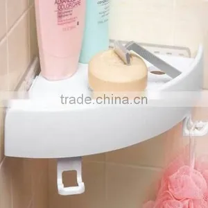 2016 New Arrival Household Item Plastic Wall Shelf Organizer for Bathroom thumbnail-2