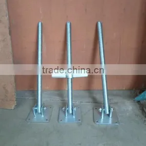 Universal Scaffolding Base Jack Swivel Base for Construction thumbnail-1