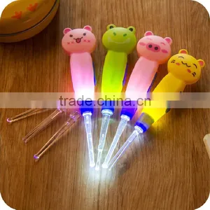 Cute Cartoon EarPick Ear Wax Remove LED Flashlight Ear Pick Cleaner thumbnail-1