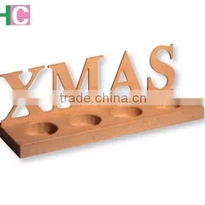 2016 MDF Carved Candle Holders for Christmas thumbnail-2