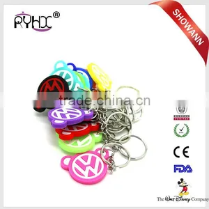 2017 Hot Sale New Product Custom Colorful PVC Keychain Made In China Wholesale thumbnail-4
