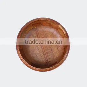 Health Care High Quality Hand Carved Bamboo Salad Bowl thumbnail-3