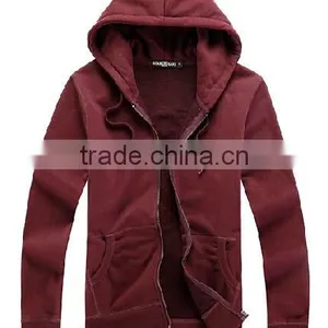 Fashion Man Custom Blank Zip up Hoodies Cheap thumbnail-5