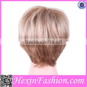 Hot Sale Wine Red Synthetic Hair Wig Wholesale thumbnail-4