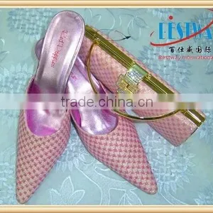 Hot Selling Italian Party Shoes and Bags,Ladies Shoes and Bags Set thumbnail-1