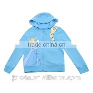 Soft Fleece Zip Print Hoodie Baby Girls, Infant Wear Wholesale Export, Babies Wear Suppliers thumbnail-1