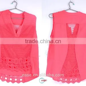 Sexy Big V Neck Hand Crochet Sweater thumbnail-1
