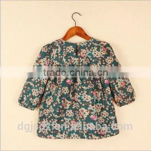 2016 Hot Wholesale Frozen Frocks Decorated With Flowers Beautiful Winter Dress for Girls thumbnail-2