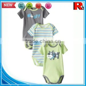 China Import Printing Short Sleeve Cotton Cute Pictures Wholesale Designer Baby Clothes From China thumbnail-4