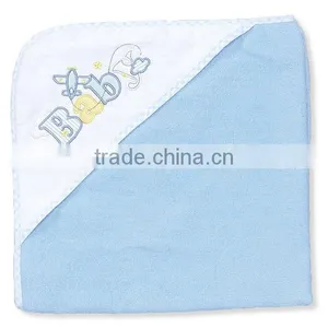 Trade Assurance Applique Animal Baby Towel With Hood/custom 100%cotton Terry Hooded Baby Bath Towel thumbnail-4