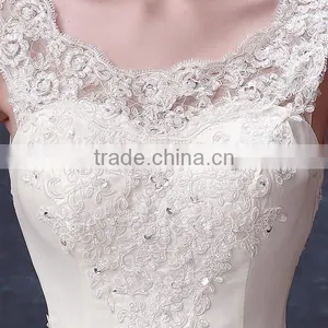 New Arrival Sexy A-Line Lace Wedding Dress 2017 Romantic Robe Mariage Vestido Dresses thumbnail-3