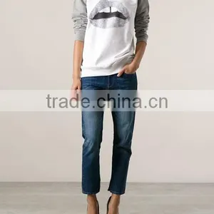 Sexy Design Plain Cotton Grey Sweatshirt/Hoodies thumbnail-1