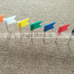 Colored Flag Office Pins, Straight Pins thumbnail-3