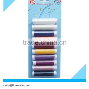 High Tenacity of 100% Polyester Sewing Thread Factory Direct Price thumbnail-4
