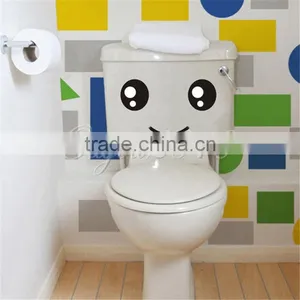2016 New Funny Stylish Smiling Face Bathroom DIY Decal Vinyl Toilet Sticker Art Wall Paper Decor Cute Stickers thumbnail-6