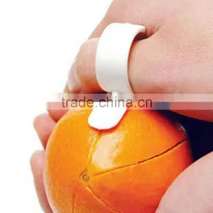 3PCS/LOT Plastic Orange Stripper Peelers Machine Zesters Device Cleverly Opener Fruit & Vegetable Creative Device Tools KC1037 thumbnail-1