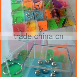3D Mini Maze Game 4x4x4cm Intelligence Puzzle Toy thumbnail-1