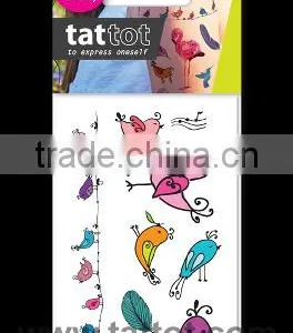 Mini Adult Color Temporary Tattoo Bird and Feather Tattoos Sticker thumbnail-1