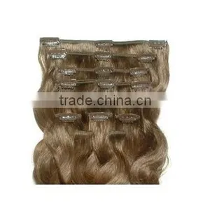 Wavy Clips on Hair Extension Chinese Factory thumbnail-1
